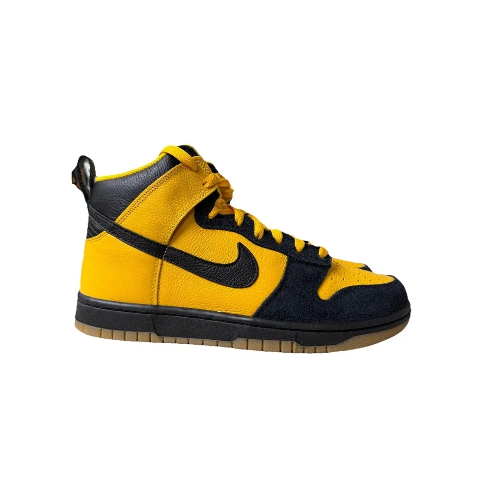 Nike By You Dunk High Black Yellow Gum Bottom Wu-Tang | FV5511-900 Men Size 9